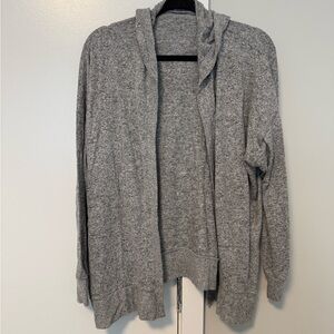 American Eagle Outfitters Gray Soft Plush Top